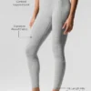 High-Waist 7/8 “Better Together” Leggings - Grigio melange sportivo