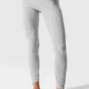 High-Waist 7/8 Highlight Alosoft Legging – Grigio melange sportivo