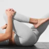 High-Waist 7/8 Highlight Alosoft Legging – Grigio melange sportivo
