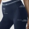 High-Waist Airbrush 7/8 Better Together Leggings - Blu navy/Bianco
