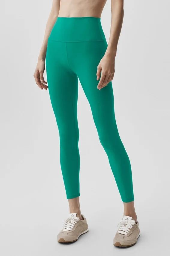 High-Waist Airbrush Airbrush Legging 7/8 - Emerald Isle