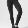 High-Waist Airbrush Airbrush Legging 7/8 - Nero