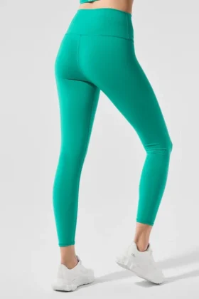 High-Waist Airbrush Airbrush Legging 7/8 – Verde abete