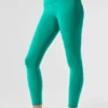 High-Waist Airbrush Airbrush Legging 7/8 - Verde abete