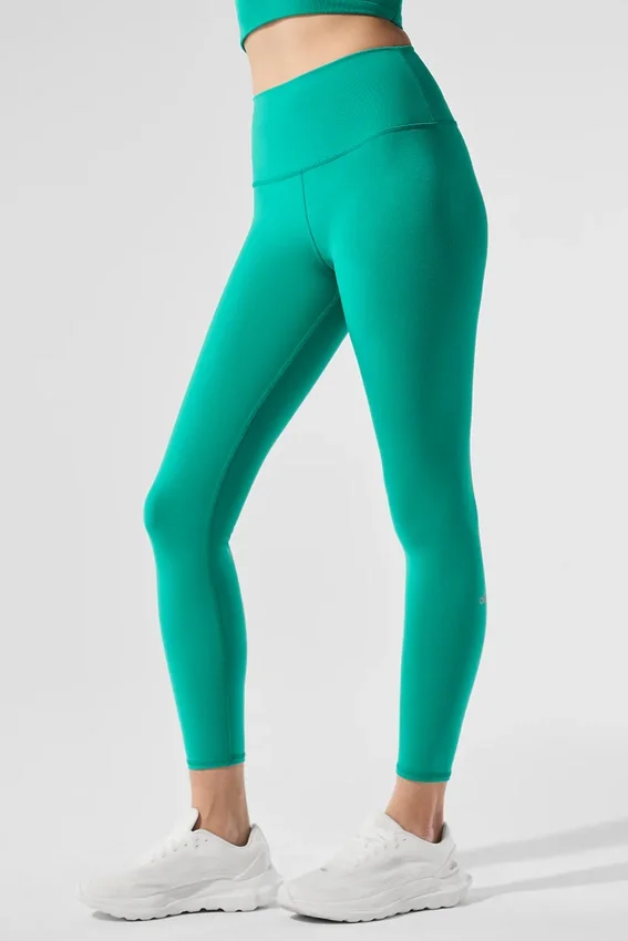 High-Waist Airbrush Airbrush Legging 7/8 - Verde abete