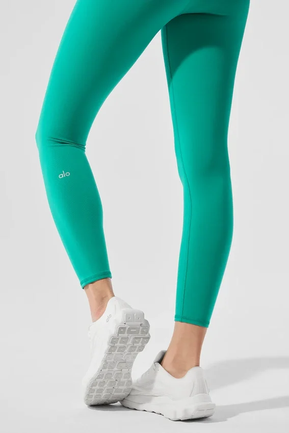 High-Waist Airbrush Airbrush Legging 7/8 - Verde abete