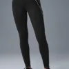 High-Waist Airbrush Heart Throb Legging - Nero/Bianco