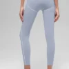 High-Waist Airbrush Heart Throb Leggings - Winter Frost/Bianco