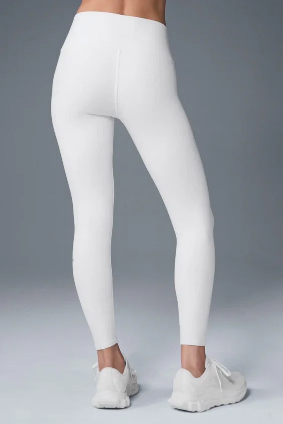 High-Waist Airbrush Legging 7/8 - Bianco
