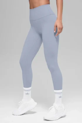 High-Waist Airbrush Legging 7/8 con effetto aerografo - Brina invernale