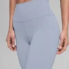 High-Waist Airbrush Legging 7/8 con effetto aerografo - Brina invernale