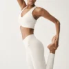 High-Waist Airbrush Legging - Avorio