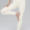 High-Waist Airbrush Legging - Avorio