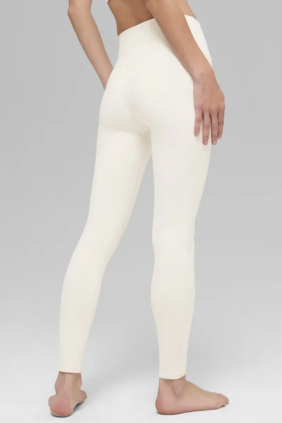High-Waist Airbrush Legging - Avorio
