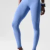 High-Waist Airbrush Legging - Blu cristallino