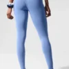 High-Waist Airbrush Legging - Blu cristallino