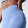 High-Waist Airbrush Legging - Blu cristallino
