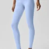 High-Waist Airbrush Legging - Blu Provenza chiaro