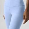 High-Waist Airbrush Legging - Blu Provenza chiaro
