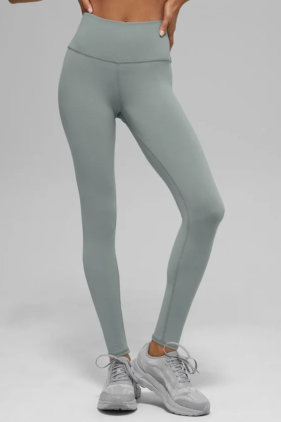 High-Waist Airbrush Legging - Grigio lunare