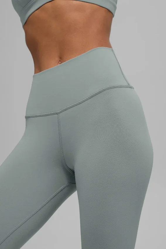 High-Waist Airbrush Legging - Grigio lunare