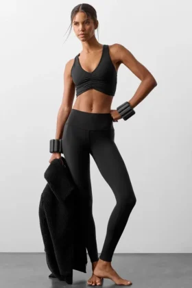 High-Waist Airbrush Legging - Nero