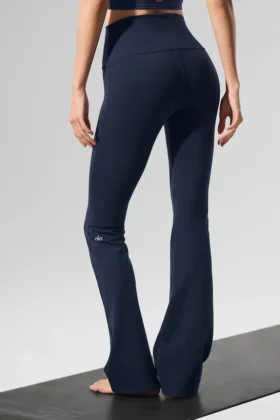 High-Waist Airbrush Leggings – Blu navy