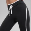 High-Waist Airbrush Race Pace 7/8 Leggings - Nero/Bianco