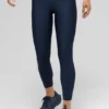 High-Waist Airlift 7/8 Leggings - Blu navy