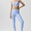 High-Waist Airlift 7/8 Line Up Leggings - Light Provence Blue