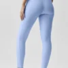 High-Waist Airlift 7/8 Line Up Leggings - Light Provence Blue