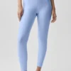 High-Waist Airlift 7/8 Line Up Leggings - Light Provence Blue