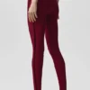 High-Waist Airlift 7/8 Line Up Leggings - Rosso Summer Romance