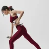 High-Waist Airlift 7/8 Line Up Leggings - Rosso Summer Romance