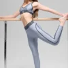 High-Waist Airlift 7/8 Line up Leggings - Winter Frost