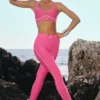 High-Waist Airlift 7/8 Speedwork Leggings - Rosa Paradiso