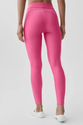 High-Waist Airlift 7/8 Speedwork Leggings – Rosa Paradiso