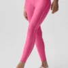 High-Waist Airlift 7/8 Speedwork Leggings - Rosa Paradiso