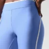 High-Waist Airlift Charger 7/8 Leggings - Blu cristallino/Bianco
