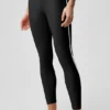 High-Waist Airlift Charger Leggings 7/8 - Nero/Bianco