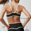 High-Waist Airlift Charger Leggings 7/8 - Nero/Bianco