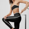 High-Waist Airlift Charger Leggings 7/8 - Nero/Bianco