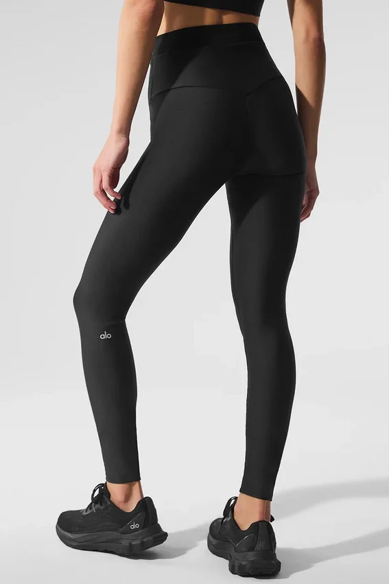 High-Waist Airlift Divine Leggings - Nero