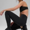 High-Waist Airlift Elongated Leggings - Nero