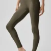 High-Waist Airlift Evolve Legging - Olive Tree