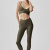 High-Waist Airlift Evolve Legging - Olive Tree