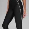 High-Waist Airlift Haven Leggings - Nero/Bianco