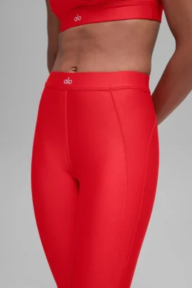 High-Waist Airlift Ignite 7/8 Leggings – Rosso brillante