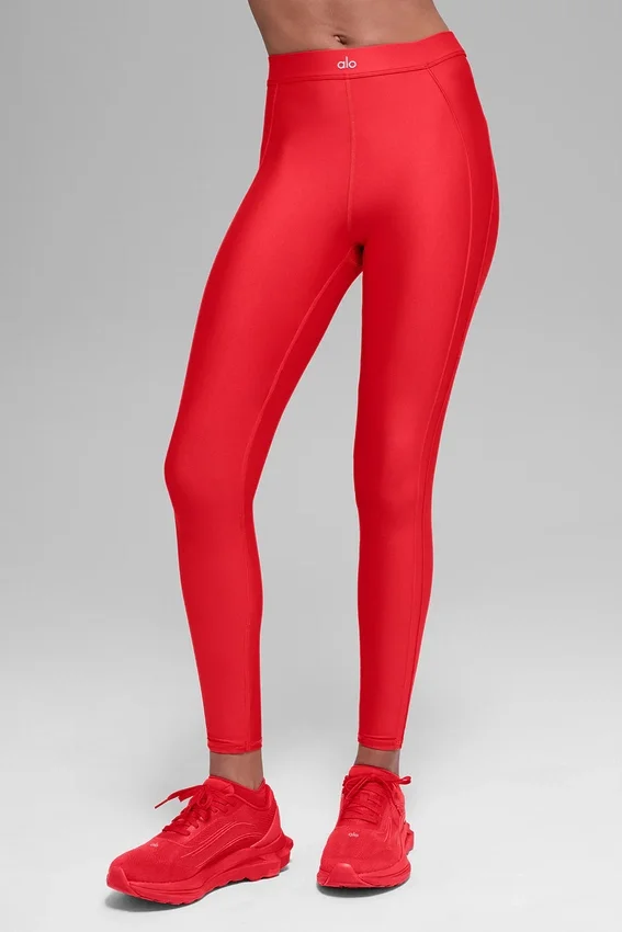 High-Waist Airlift Ignite 7/8 Leggings - Rosso brillante