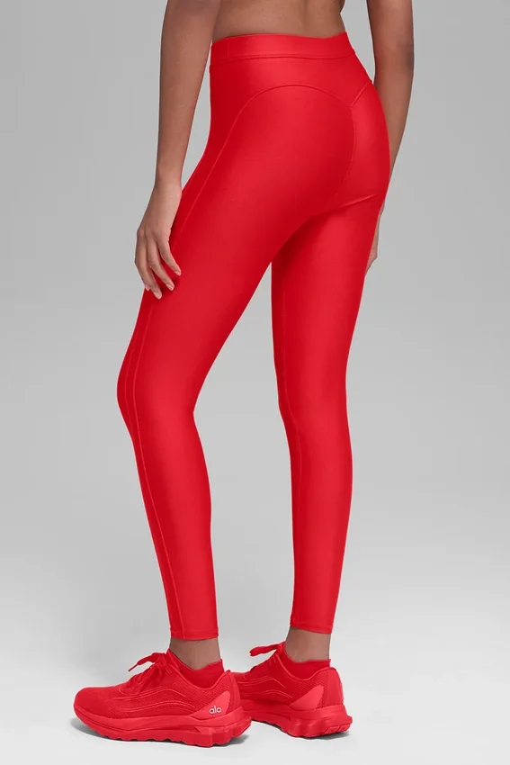 High-Waist Airlift Ignite 7/8 Leggings - Rosso brillante